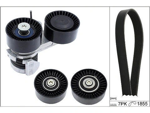 V-ribbed Belt Set